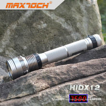 Maxtoch HIDX12 recargable linterna 85w 18650 Li-ion Pack de Hid